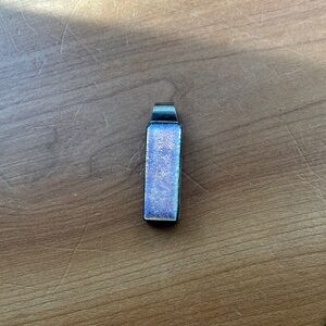 Glass pendant set in Sterling silver